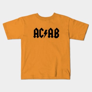 AC/AB black Kids T-Shirt